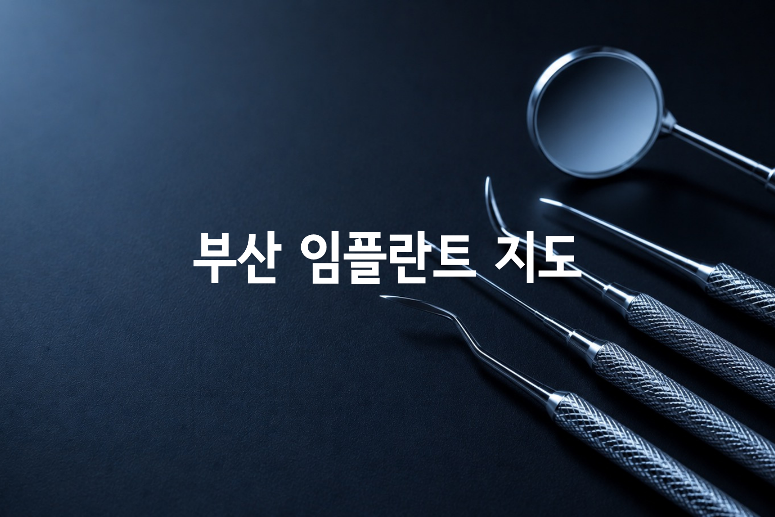 부산 임플란트 가격 지도 — 5개 시군구별 비교